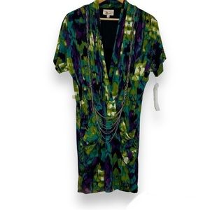 Roulette Multi-Colored Blouson Dress Necklace Women's Large L